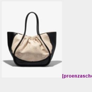 Proenza Schouler Snake Embossed XL Ruched Tote bag
